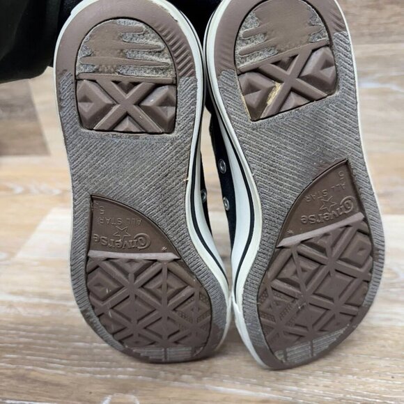 Converse Chuck Taylor All Star Ox Black Canvas Sneaker Women's Size 7 - Picture 4 of 7